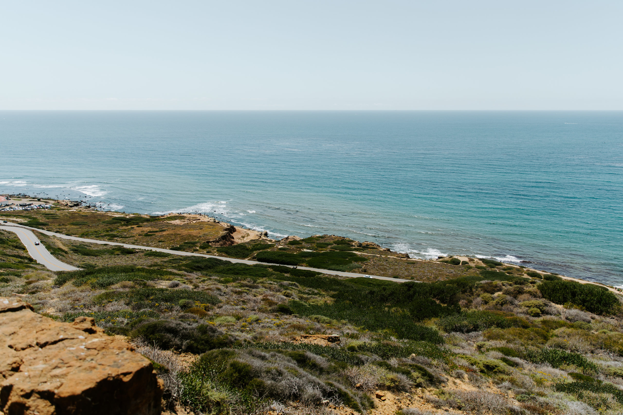 View form the Cabrillo Monument Wedding site