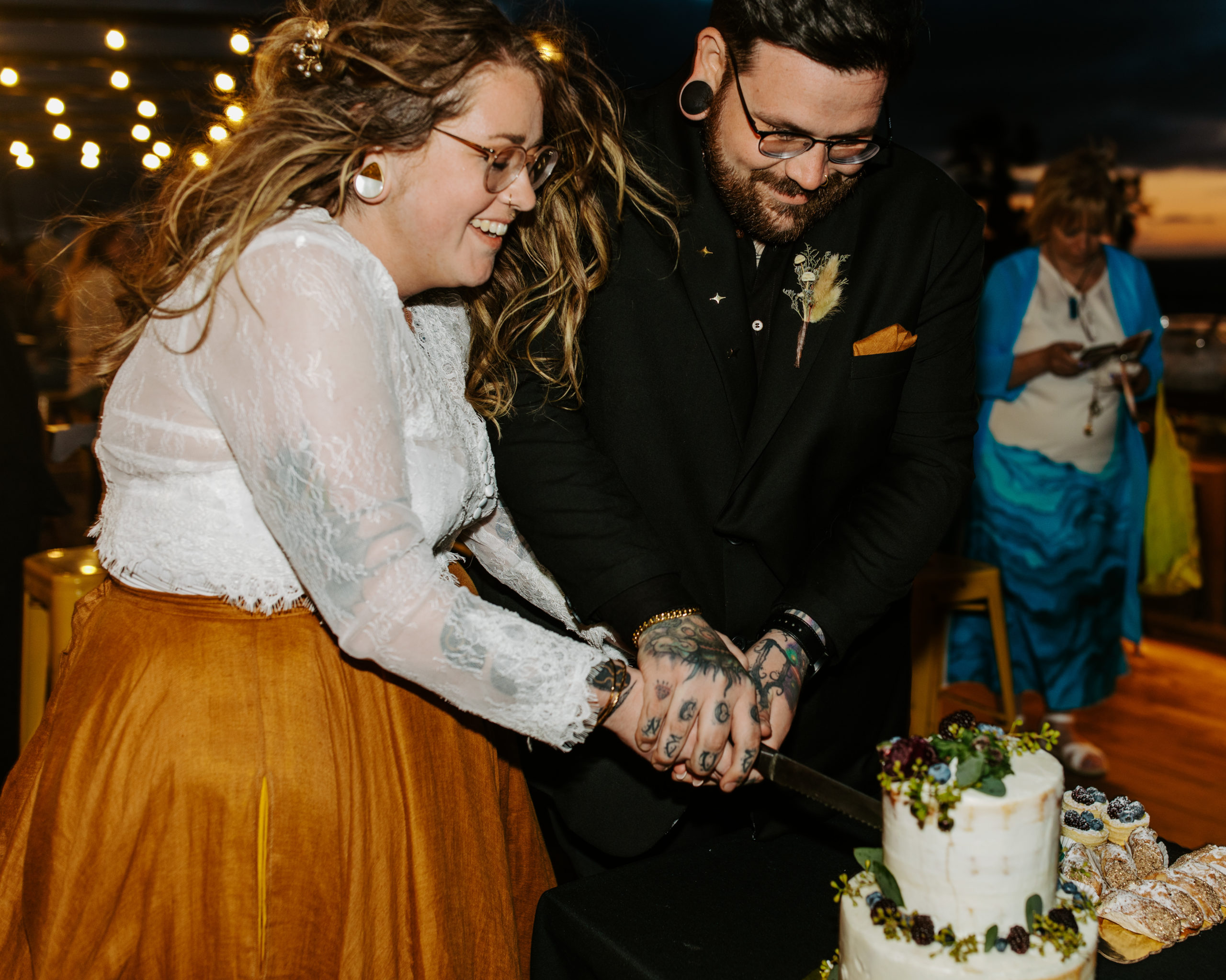 Ocean Beach Downtown SAn Diego Wedding Reception at the Holding Company
